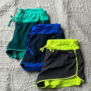 3 pack of Avia spandex active shorts
